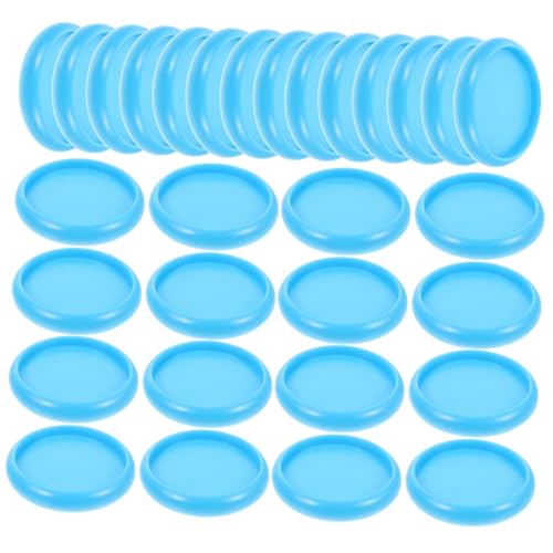 Veemoon 44 Stück Bindeschnalle büroartikel büromaterial office supplies Büroklammern Ringbuch Seiten auffüllen Disc-Planer Anzeige Buchbinderring aus Kunststoff runde Ordnerringe Abs Blue von Veemoon