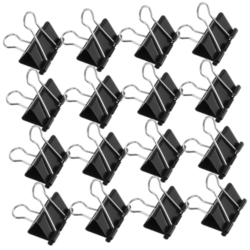 Veemoon 48 Stück Teiliges Kleine Metall Binderclips Schwarz Langlebige Dokumentenklammern Praktische Büroklammern für Papier und Aktenorganisation Veemoon 48 Stück Teiliges Kleine Metall Binderclips Schwarz Langlebige Dokumentenklammern Praktische Büroklammern für Papier und Aktenorganisation von Veemoon