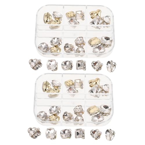 Veemoon 48 Stück Teiliges Quadratische Glasstrasssteine Transparent Flach zum Basteln und Nageldesign Vielseitige Nail Art Schmuckverzierung für DIY und Besondere Anlässe Veemoon 48 Stück Teiliges Quadratische Glasstrasssteine Transparent Flach zum Basteln und Nageldesign Vielseitige Nail Art Schmuckverzierung für DIY und Besondere Anlässe von Veemoon