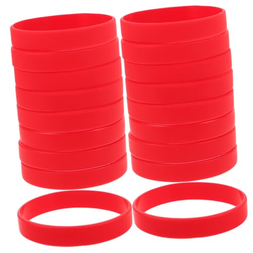 Veemoon 48 Stück Teiliges Rote Dehnbare Silikonarmbänder Weiches Material Komfortabel für Sport Geburtstagsfeiern Teamevents und Outdoor Aktivitäten Veemoon 48 Stück Teiliges Rote Dehnbare Silikonarmbänder Weiches Material Komfortabel für Sport Geburtstagsfeiern Teamevents und Outdoor Aktivitäten von Veemoon
