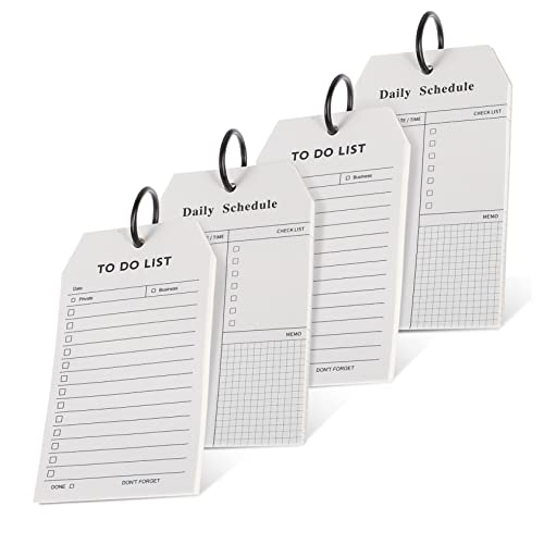 Veemoon 4Er-Packung Ringbuch Planer To Do Listen und Tagesplaner für Effektive Organisation für Planung von Aufgaben und Täglichen Terminen Veemoon 4Er-Packung Ringbuch Planer To Do Listen und Tagesplaner für Effektive Organisation für Planung von Aufgaben und Täglichen Terminen von Veemoon