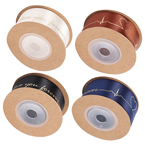 Veemoon 4Rollen Geschenkband Yards Dekoratives Band für Bastelprojekte Geschenkverpackung Wiederverwendbar für Hochzeiten Partys und Feiertage Veemoon 4Rollen Geschenkband Yards Dekoratives Band für Bastelprojekte Geschenkverpackung Wiederverwendbar für Hochzeiten Partys und Feiertage von Veemoon