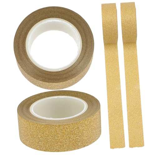 Veemoon 4Rollen Glitzer Washi Tape DIY Scrapbooking Klebeband Für Fotoalben Journals Und Bastelprojekte Dekoratives Masking Tape Und Glittereffekt von Veemoon