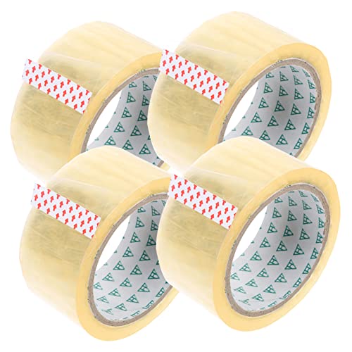 Veemoon 4Rollen Transparentes Packband Für Kartonversiegelung Und Versand Klebeband Für Umzug Und Verpackungszwecke Für Kisten Und Pakete Veemoon 4Rollen Transparentes Packband Für Kartonversiegelung Und Versand Klebeband Für Umzug Und Verpackungszwecke Für Kisten Und Pakete von Veemoon