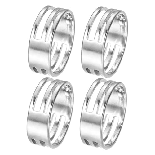 Veemoon 4Stücke Biegeringe Schmuckherstellungszubehör Ringöffner Schmuckwerkzeuge zum Einfachen Öffnen und Schließen von Ringen für DIY und Armbänder von Veemoon