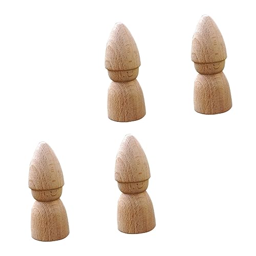Veemoon 4Stücke DIY Holzpuppen zum Bemalen für Unbemalt Hochwertigem Naturholz für Handwerk und Montessori Aktivitäten Veemoon 4Stücke DIY Holzpuppen zum Bemalen für Unbemalt Hochwertigem Naturholz für Handwerk und Montessori Aktivitäten von Veemoon