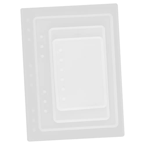 Veemoon 4Stücke DIY Silikonform für Notizbücher Teiliges Geeignet für Hochwertige Epoxidharz Gussform für Kreative Handwerksprojekte Flexibel und Leicht zu Reinigen Veemoon 4Stücke DIY Silikonform für Notizbücher Teiliges Geeignet für Hochwertige Epoxidharz Gussform für Kreative Handwerksprojekte Flexibel und Leicht zu Reinigen von Veemoon