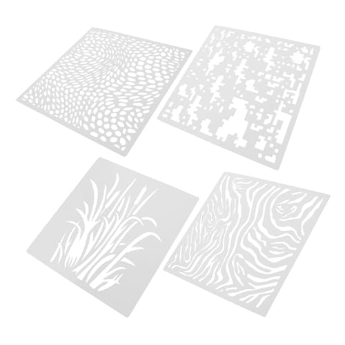 Veemoon 4Stücke Malschablonen Multifunktions Zeichnungsschablonen für Wandgestaltung Wiederverwendbare Vorlagen für DIY Kunstprojekte Scrapbooking und Mehr Veemoon 4Stücke Malschablonen Multifunktions Zeichnungsschablonen für Wandgestaltung Wiederverwendbare Vorlagen für DIY Kunstprojekte Scrapbooking und Mehr von Veemoon