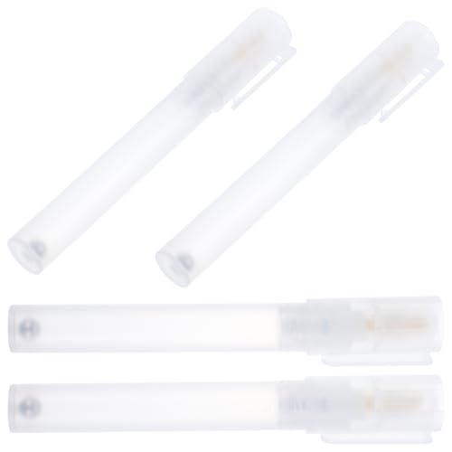 Veemoon 4Stücke Nachfüllbare Lackmarker Leere Graffiti Marker für Projekte Ergonomisches Design Langlebig und Leicht zu Handhaben für Schulbedarf und von Veemoon