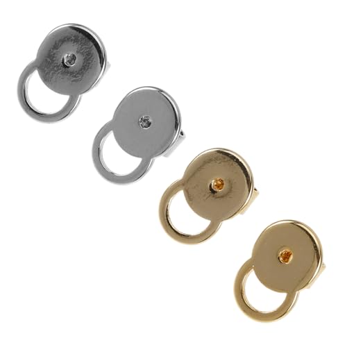 Veemoon 4Stücke Ohrringheber Ohrring Verschlüsse Für Schlupfohren Goldene Und Platinfarbene Stollen DIY Ohrring Zubehör Ohrstecker Zubehör Für Sicheren Halt Veemoon 4Stücke Ohrringheber Ohrring Verschlüsse Für Schlupfohren Goldene Und Platinfarbene Stollen DIY Ohrring Zubehör Ohrstecker Zubehör Für Sicheren Halt von Veemoon