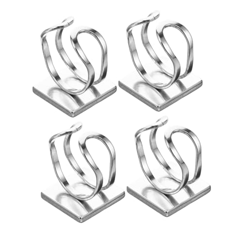 Veemoon 4Stücke Ringrohlinge Quadratische Lünettenbasis für Schmuckherstellung DIY Fingerring Zubehör Kompatibel mit Verschiedenen Edelsteinen und Harzdesigns Einfach von Veemoon