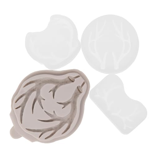 Veemoon 4Stücke Silikonform Für DIY Geweih Haarclip Gießform Für Schmuckherstellung Bastelbedarf Silikonformen Für Projekte Veemoon 4Stücke Silikonform Für DIY Geweih Haarclip Gießform Für Schmuckherstellung Bastelbedarf Silikonformen Für Projekte von Veemoon
