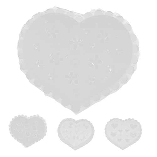 Veemoon 4Stücke Silikonformen Für Polymer Bastelprojekte Nagelschablonen Für Schmuckherstellung Ohrring Charms DIY Silikon Gießformen Herzen Und Schleifen Design Veemoon 4Stücke Silikonformen Für Polymer Bastelprojekte Nagelschablonen Für Schmuckherstellung Ohrring Charms DIY Silikon Gießformen Herzen Und Schleifen Design von Veemoon