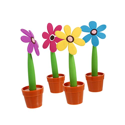 Veemoon 4Stücke Sonnenblumen Kugelschreiber Süße Schreibstifte Für Perfektes Briefpapier Für Schule Und Je von Veemoon
