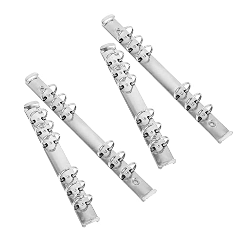 Veemoon 4Stücke Teiliges Loseblatt Binder Clips Praktische Büroklammern Für Scrapbooking Und Organisation Und Kompatibel Für Schule Und Büro von Veemoon