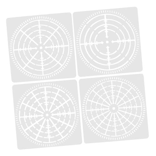 Veemoon 4Stücke Teiliges Mandala Schablonen für DIY Malerei Malschablonen für Acrylmalerei für Möbel Wände und Waschbar und Langlebig von Veemoon