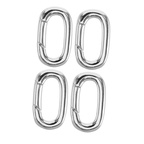 Veemoon 4pcs Oval Halskette Extender Armband Herstellung Vorräte Schmuckverschluss DIY Halskette Verschluss Ersatz Und Armbandverbinder Veemoon 4pcs Oval Halskette Extender Armband Herstellung Vorräte Schmuckverschluss DIY Halskette Verschluss Ersatz Und Armbandverbinder von Veemoon