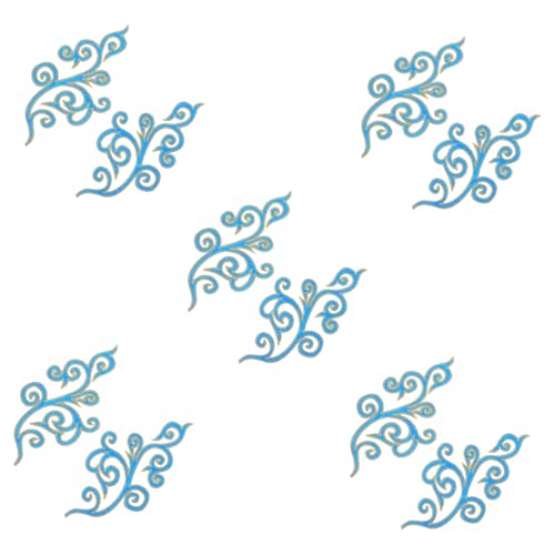 Veemoon 5 Paare Bestickte Barock Applikationen Wolkenförmig Bügel und Nähbare Stoffapplikationen für Hochzeitskleider Cheongsam Bühnenkostüme und Festliche Kleidung Veemoon 5 Paare Bestickte Barock Applikationen Wolkenförmig Bügel und Nähbare Stoffapplikationen für Hochzeitskleider Cheongsam Bühnenkostüme und Festliche Kleidung von Veemoon