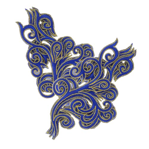Veemoon 5 Paare Bestickte Bügelpatches für Kleidung Traditionelle Applikationen für Brautkleider Hitzebeständigem Kleber für Dekorationen Veemoon 5 Paare Bestickte Bügelpatches für Kleidung Traditionelle Applikationen für Brautkleider Hitzebeständigem Kleber für Dekorationen von Veemoon