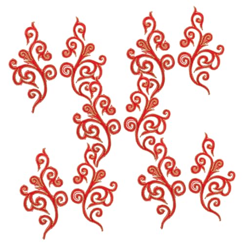 Veemoon 5 Paare Gestickter Stoffaufnäher Natur-aufnäher Zum Aufbügeln Blütenblätter Zum Aufbügeln Skurrile Blumenbeete Gestickte Aufnäher Gestickte Akzente Bunte Blumenbeete Baumwolle Rot Veemoon 5 Paare Gestickter Stoffaufnäher Natur-aufnäher Zum Aufbügeln Blütenblätter Zum Aufbügeln Skurrile Blumenbeete Gestickte Aufnäher Gestickte Akzente Bunte Blumenbeete Baumwolle Rot von Veemoon