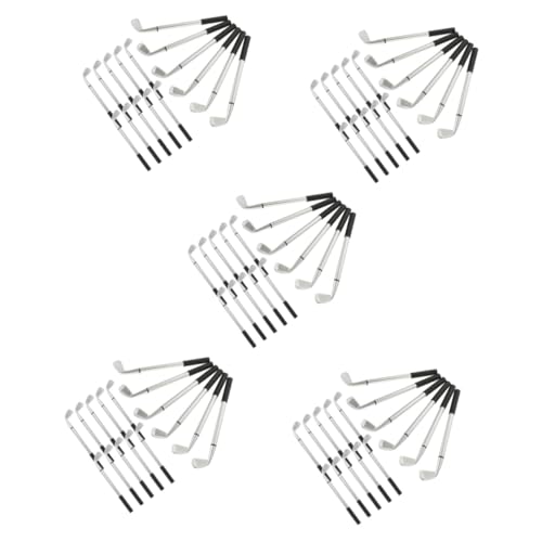 Veemoon 5 Sätze Golfputterstift Golf-thema Party Schreibwaren Golf-chipping Kugelschreiber Junge Kind Gegenwärtig Golfstift Damen Golfen Aluminiumlegierung 16 Stück * 5 von Veemoon