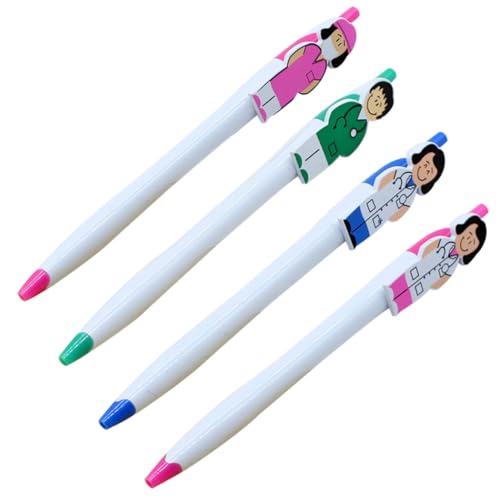 Veemoon 5 Sätze Teiliges Bunte Kugelschreiber Mit Lustigem Cartoon Krankenschwester Design Ergonomisch Multifunktional Für Büro Schule Und Alltag Kreative Schreibutensilien 4 Stücke * 5 Veemoon 5 Sätze Teiliges Bunte Kugelschreiber Mit Lustigem Cartoon Krankenschwester Design Ergonomisch Multifunktional Für Büro Schule Und Alltag Kreative Schreibutensilien 4 Stücke * 5 von Veemoon