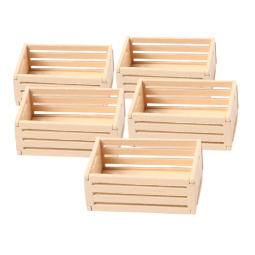 Veemoon 5 Stück Aufbewahrungskörbe Aus Holz Obstkorb Mini Möbel Für Puppenhaus Miniaturkorb Puppenhaus Mini Zubehör Holzkisten Zur Ausstellung Puppenhauskisten Kleiner Korb Beige Veemoon 5 Stück Aufbewahrungskörbe Aus Holz Obstkorb Mini Möbel Für Puppenhaus Miniaturkorb Puppenhaus Mini Zubehör Holzkisten Zur Ausstellung Puppenhauskisten Kleiner Korb Beige von Veemoon