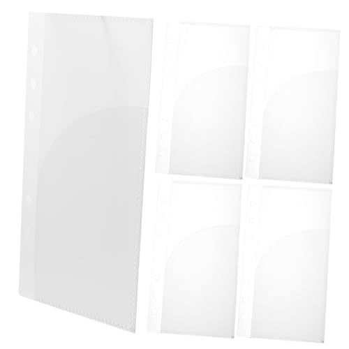Veemoon 5 Stück Budget Binder Taschen Austauschbare PP Einlagen für Budgetplanung Vielseitig Einsetzbar für Quittungen Bank und Visitenkarten Transparent von Veemoon