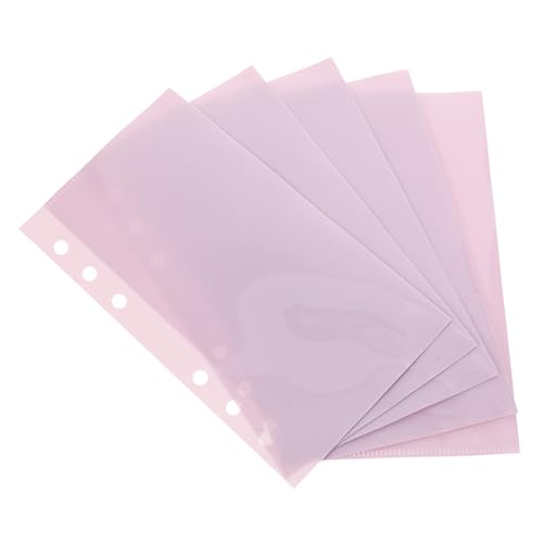 Veemoon 5 Stück Budget Cash Envelopes aus Robustem PP Material Linksoffen Kleines Budgetbuch Einlagen für Finanzplanung Wiederverwendbare Geldbeutel für Sparen und Organisation von Veemoon