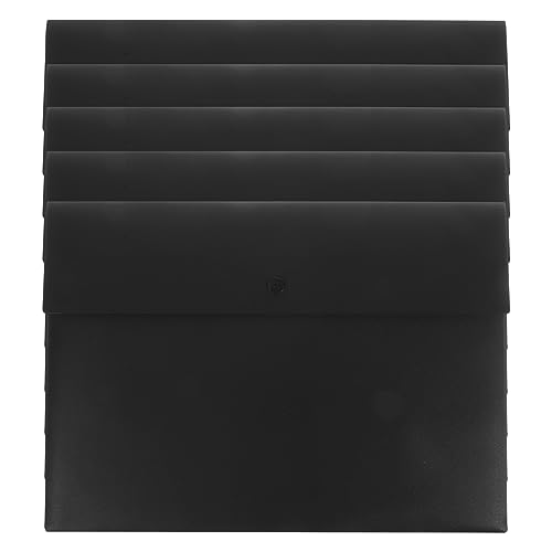 Veemoon 5 Stück Dokumentenmappe Transparente Taschen mit Druckknopf Praktische Aufbewahrung für Unterlagen Rechnungen und Robustes Material für Schule und Büro Veemoon 5 Stück Dokumentenmappe Transparente Taschen mit Druckknopf Praktische Aufbewahrung für Unterlagen Rechnungen und Robustes Material für Schule und Büro von Veemoon