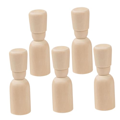 Veemoon 5 Stück Holzfarbene Kleine Holzmännchen Holzstifte Holzstiftpuppen Holzpuppen Holzspielzeug Ornamente DIY Malspielzeug Holzfiguren Stiftmenschen Holzstiftpuppe Veemoon 5 Stück Holzfarbene Kleine Holzmännchen Holzstifte Holzstiftpuppen Holzpuppen Holzspielzeug Ornamente DIY Malspielzeug Holzfiguren Stiftmenschen Holzstiftpuppe von Veemoon