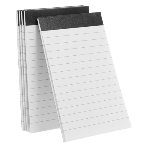 Veemoon 5 Stück Kleine Notizblöcke Nachfüllbare Liniert Memo Pads für Einkaufslisten Bürobedarf für Notizen und Erinnerungen Stabiler Schreibblock mit von Veemoon