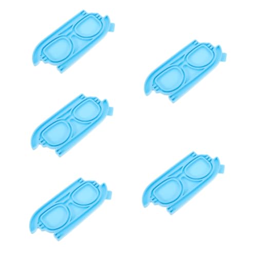 Veemoon 5 Stück Kristall-epoxy-form Groß Auge Brille Machen Epoxid-gießform Gussform Gläser Schimmeln Herstellung Uv Gießen Silikonform Epoxid-silikon-gießform Diy-tool Kieselgel Sky-blue von Veemoon