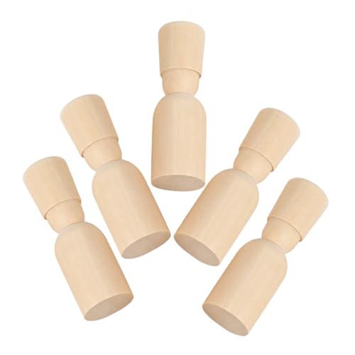 Veemoon 5 Stück Log Farbe Kleiner Holzmann Puppe Schlichte Holzfiguren Unfertige Holzmenschen Modellfigur Zeichnen Hölzerne Wirbelkörper Menschen Formen Malspielzeug Holzleute Beige Veemoon 5 Stück Log Farbe Kleiner Holzmann Puppe Schlichte Holzfiguren Unfertige Holzmenschen Modellfigur Zeichnen Hölzerne Wirbelkörper Menschen Formen Malspielzeug Holzleute Beige von Veemoon
