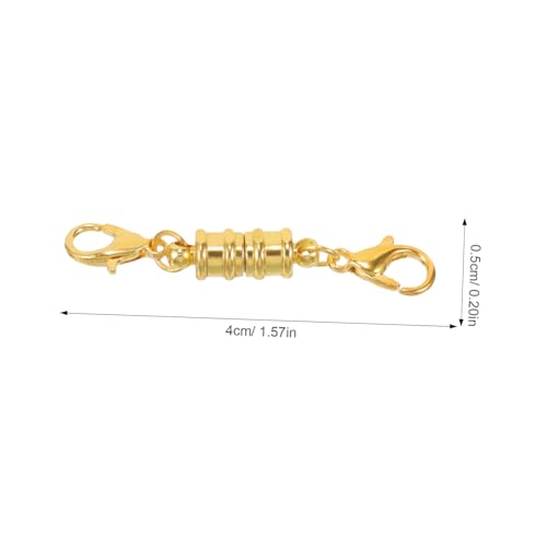 Veemoon 5 Stück Magnetverschluss Armbandverschluss Kupfer Kleine Magnetische Schmuckverbinder Langlebig DIY Verschluss für Armbänder und Halsketten Goldfarben Veemoon 5 Stück Magnetverschluss Armbandverschluss Kupfer Kleine Magnetische Schmuckverbinder Langlebig DIY Verschluss für Armbänder und Halsketten Goldfarben von Veemoon