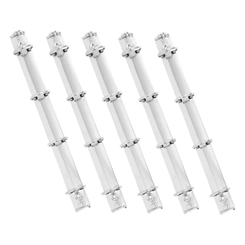 Veemoon 5 Stück Metallbinder Ringordner für lose Blätter Schulmappe Drei-Ring-Ordner Teleskopbinder Binderückeneinlagen Notizbuch Binder Smarter Ringordner Eisen Silver Veemoon 5 Stück Metallbinder Ringordner für lose Blätter Schulmappe Drei-Ring-Ordner Teleskopbinder Binderückeneinlagen Notizbuch Binder Smarter Ringordner Eisen Silver von Veemoon