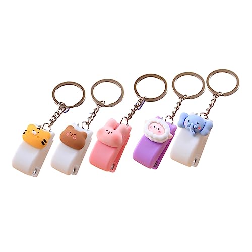 Veemoon 5 Stück Mini-Heftgerät-Set Mini-Hefter-Schlüsselanhänger Hefter für den Schreibtisch Schreibwaren schlüsselringe Mini -Hefter Hefter für Klassenzimmer Abs Colorful Veemoon 5 Stück Mini-Heftgerät-Set Mini-Hefter-Schlüsselanhänger Hefter für den Schreibtisch Schreibwaren schlüsselringe Mini -Hefter Hefter für Klassenzimmer Abs Colorful von Veemoon