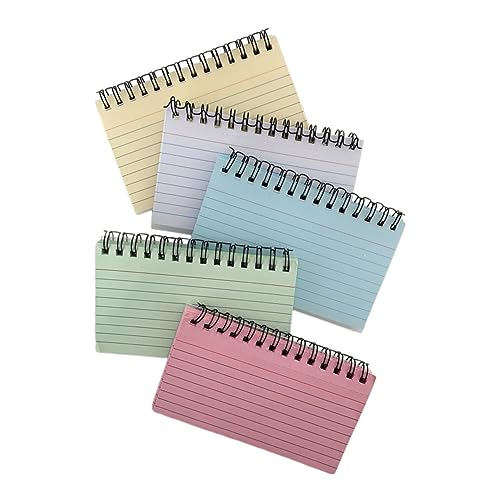 Veemoon 5 Stück Notizbuch Mini-Spiralnotizblock kleine Tagebuch-Notizblöcke Beachten Sie Pads spiralblock Mini-Notizblöcke gefüttert tragbares Schreibblock Notizpolster pp Veemoon 5 Stück Notizbuch Mini-Spiralnotizblock kleine Tagebuch-Notizblöcke Beachten Sie Pads spiralblock Mini-Notizblöcke gefüttert tragbares Schreibblock Notizpolster pp von Veemoon