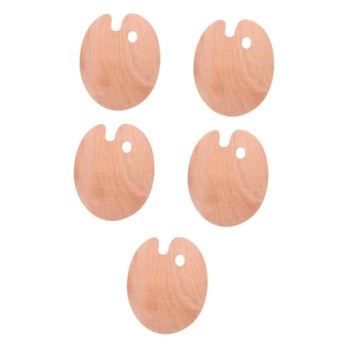 Veemoon 5 Stück Ovaler Holz Paint Palette mit Daumenloch Leicht Stabilem Griff Komfortabler Ovaler Form für Öl und Gouachefarben Langlebiges Sicheres Holz zum Mischen und Malen Veemoon 5 Stück Ovaler Holz Paint Palette mit Daumenloch Leicht Stabilem Griff Komfortabler Ovaler Form für Öl und Gouachefarben Langlebiges Sicheres Holz zum Mischen und Malen von Veemoon