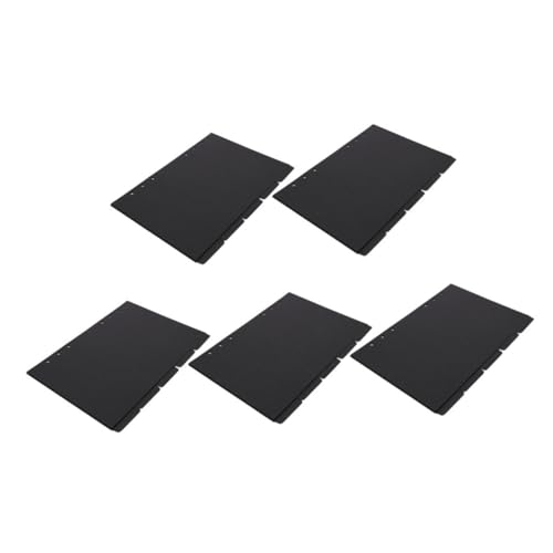 Veemoon 5 Stück Papier Trennblätter Reusable Index Dividers für Ringbuch und Notizbuch Praktische Seitenmarkierer für Bessere Organisation und Schnelle Inhalte von Veemoon