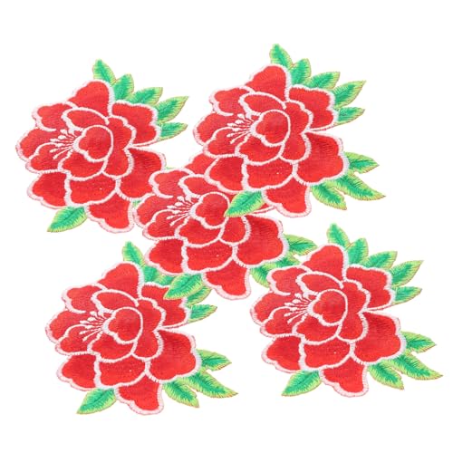 Veemoon 5 Stück Stoff Patch Patch Zerrissen Kleidung Gestickte Aufnäher Bestickt Nähen Applikationen Gestickte Anwendung Handwerk Blumen Stickerei Kleiderflicken Aufbügeln Polyester Rot Veemoon 5 Stück Stoff Patch Patch Zerrissen Kleidung Gestickte Aufnäher Bestickt Nähen Applikationen Gestickte Anwendung Handwerk Blumen Stickerei Kleiderflicken Aufbügeln Polyester Rot von Veemoon