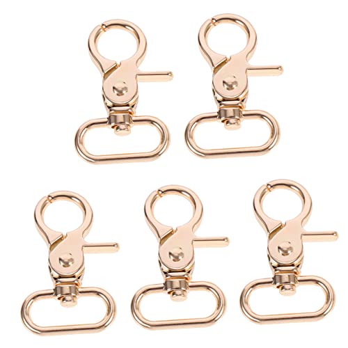 Veemoon 5 Stück Taschenzubehör Handtaschen Schlüssel Schulter Karabiner Schnalle Schließe Schließungen Clip Schnappen Geldbeutel Haken Verschluss Für Tasche Hummerschere Golden Metall Veemoon 5 Stück Taschenzubehör Handtaschen Schlüssel Schulter Karabiner Schnalle Schließe Schließungen Clip Schnappen Geldbeutel Haken Verschluss Für Tasche Hummerschere Golden Metall von Veemoon