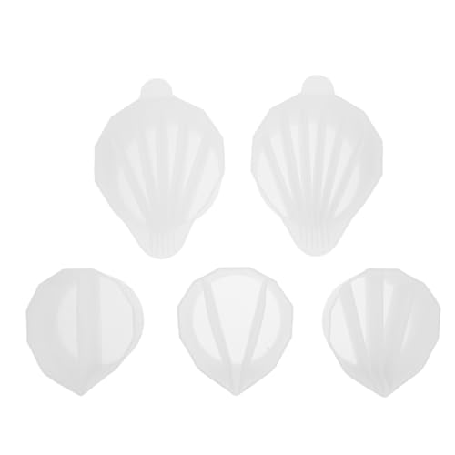 Veemoon 5 Stück Teiliges DIY Silikon Mischbecher mit Fächern Langlebig und Flexibel für Epoxidharz Acrylfarbe Pigmentmischung für Schmuckherstellung und Bastelprojekte von Veemoon
