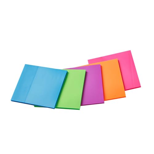 Veemoon 5 Stück Teiliges Farbige Transparente Pet Haftnotizen Praktische Memo Sticker für Schule und Büro Leicht und Tragbar für Notizen und Erinnerungen von Veemoon