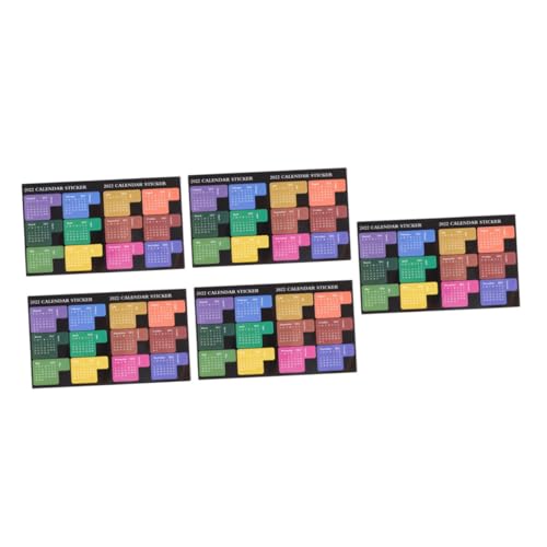 Veemoon 5 Stück Teiliges Fluoreszierende Praktische Notizbuch Aufkleber Wasserfeste Monatsindex Sticker für Kalenderorganisation Vielseitige Haftnotizen für Büro Schule und Persönliche Veemoon 5 Stück Teiliges Fluoreszierende Praktische Notizbuch Aufkleber Wasserfeste Monatsindex Sticker für Kalenderorganisation Vielseitige Haftnotizen für Büro Schule und Persönliche von Veemoon