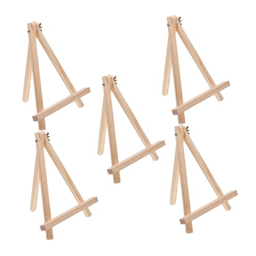 Veemoon 5 Stück Teiliges Holz Dreibein Staffelei Tisch Display Ständer für Kleine Gemälde Desktop Staffelei für Fotos Leinwände Vielseitiger und Präsentationshalter Veemoon 5 Stück Teiliges Holz Dreibein Staffelei Tisch Display Ständer für Kleine Gemälde Desktop Staffelei für Fotos Leinwände Vielseitiger und Präsentationshalter von Veemoon