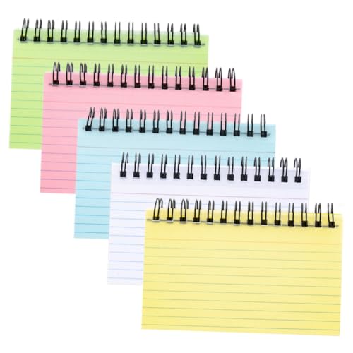 Veemoon 5 Stück Teiliges Kleiner Notizblöcke Spiral Notizbuch Abreißbare Memo Pads für Tägliche Planung Schule Büro und Kreative Notizen Gelb Grün Veemoon 5 Stück Teiliges Kleiner Notizblöcke Spiral Notizbuch Abreißbare Memo Pads für Tägliche Planung Schule Büro und Kreative Notizen Gelb Grün von Veemoon