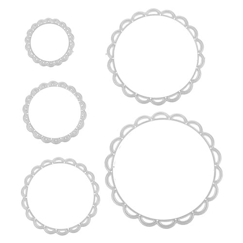 Veemoon 5 Stück Teiliges Metall Stanzformen aus Robustem Karbonstahl Präzise und Prägeschablonen für DIY Scrapbooking Kartengestaltung Fotoalben und Papierdekorationen Veemoon 5 Stück Teiliges Metall Stanzformen aus Robustem Karbonstahl Präzise und Prägeschablonen für DIY Scrapbooking Kartengestaltung Fotoalben und Papierdekorationen von Veemoon