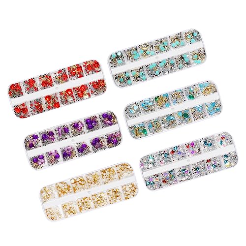 Veemoon 5 Stück Teiliges Nageldesign mit Nieten Perlen und Strasssteinen Langlebige DIY Maniküre Deko Nagelzubehör für Natürliche und Künstliche Nägel Kreative Nail Art für Frauen Veemoon 5 Stück Teiliges Nageldesign mit Nieten Perlen und Strasssteinen Langlebige DIY Maniküre Deko Nagelzubehör für Natürliche und Künstliche Nägel Kreative Nail Art für Frauen von Veemoon