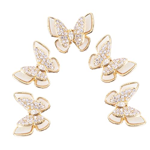 Veemoon 5 Stück Teiliges Nail Art Goldfarbene DIY Manicure Charms für Mädchen Doppellagige Nageldekorationen Einfache Anwendung Geeignet für Party Bühne und Persönliche Nagelgestaltung Veemoon 5 Stück Teiliges Nail Art Goldfarbene DIY Manicure Charms für Mädchen Doppellagige Nageldekorationen Einfache Anwendung Geeignet für Party Bühne und Persönliche Nagelgestaltung von Veemoon